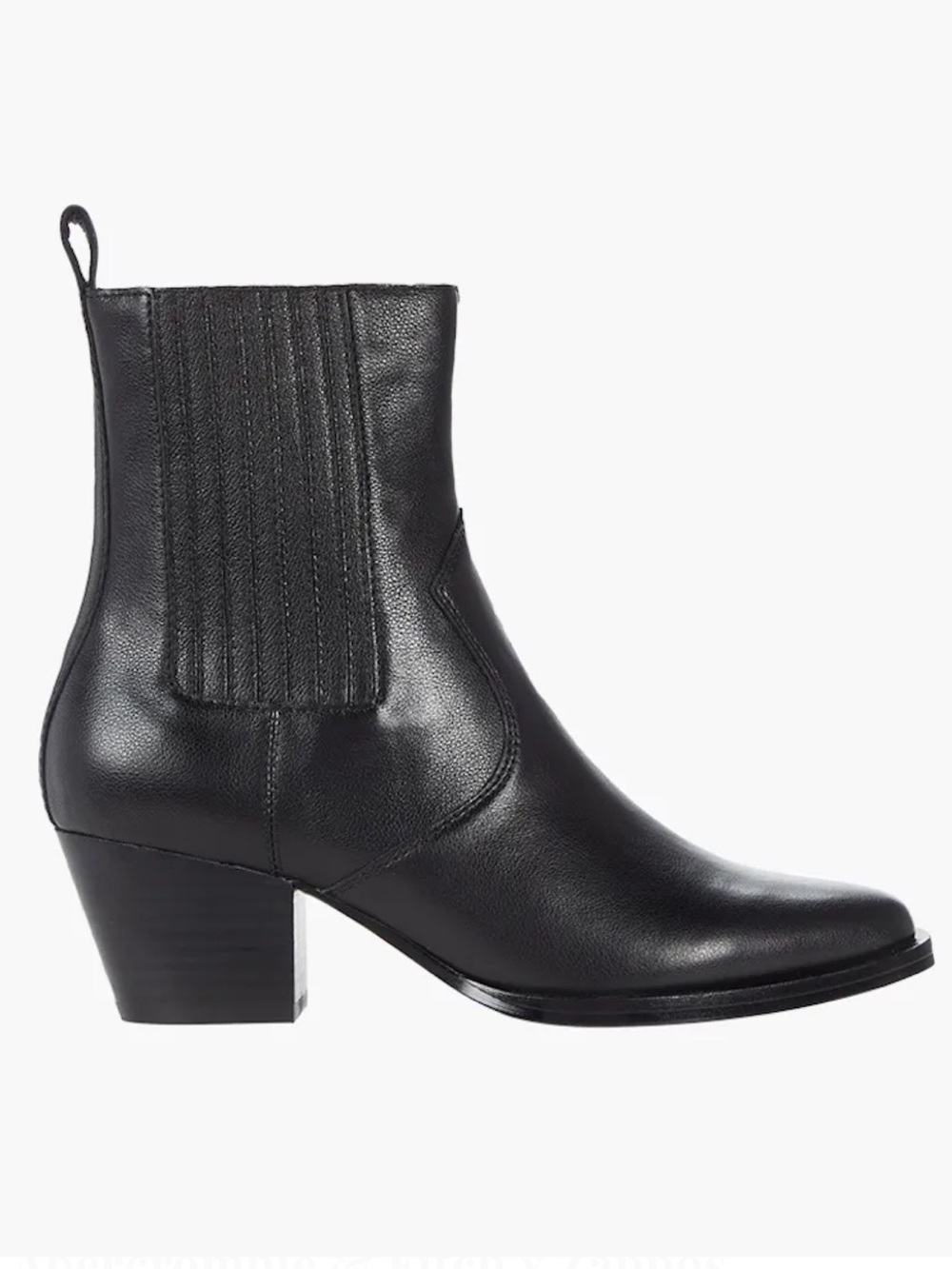 Abercrombie & Fitch Margaux Black Leather Western Boots 8.5